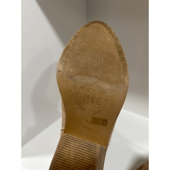 Musse & Cloud Tan Suede Booties‎ Size 9 - Picture 8 of 8